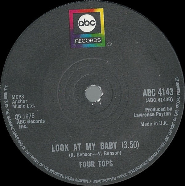 Four Tops : Catfish (7", Single)