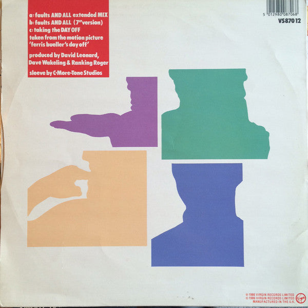 General Public : Faults And All (12", Promo)
