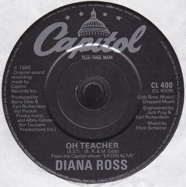 Diana Ross : Experience (7", Single)