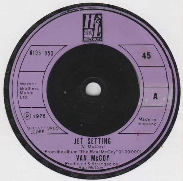 Van McCoy : Jet Setting (7", Single)