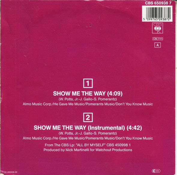 Regina Belle : Show Me The Way (7")