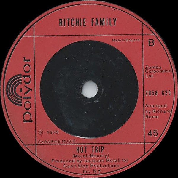 The Ritchie Family : Brazil (7", Single)