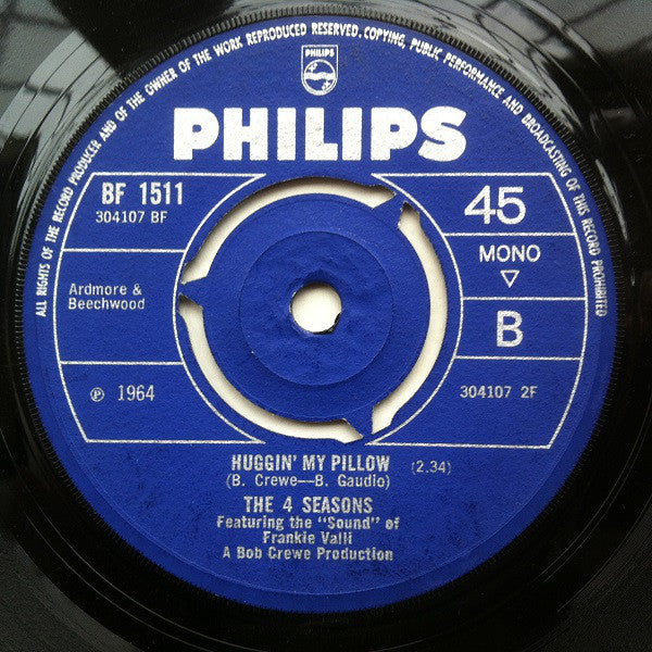 The Four Seasons : I've Got You Under My Skin (7", Single, Mono, 3 P)