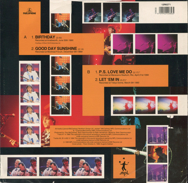 Paul McCartney : Birthday (12", Single)