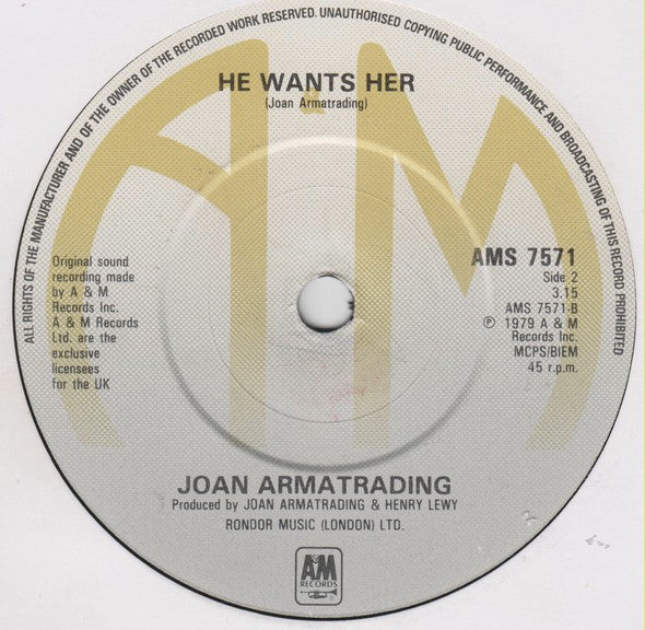 Joan Armatrading : Simon (7", Single)