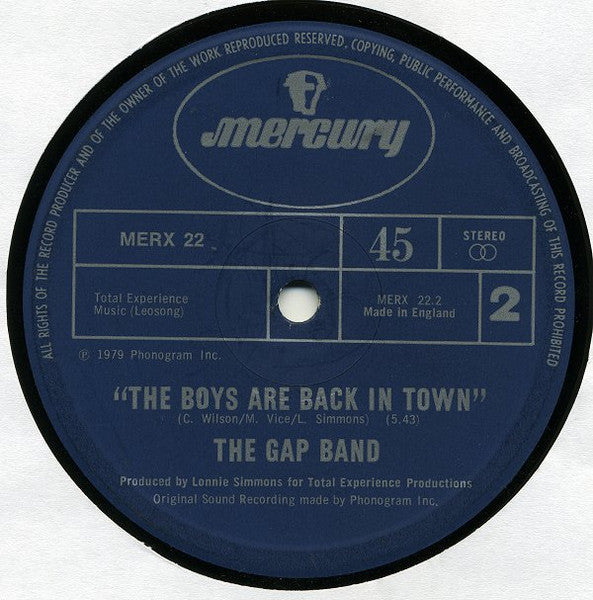 The Gap Band : Oops Up Side Your Head  (12", Single, 1st)