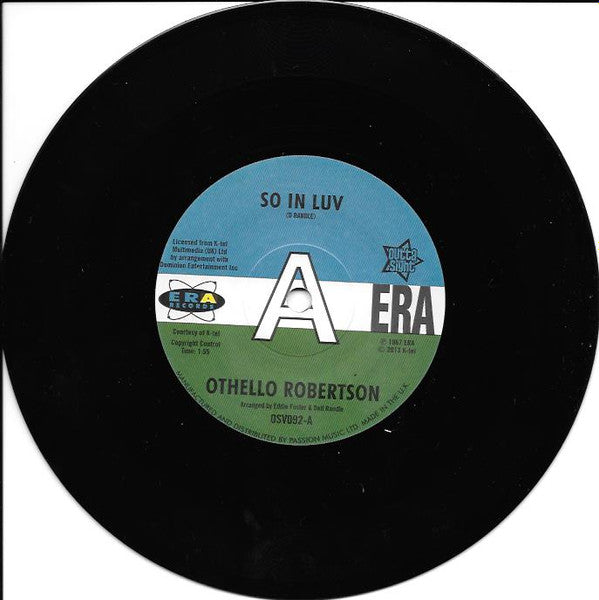 Othello Robertson / Steve Flanagan : So In Luv / I've Arrived (7", Promo)
