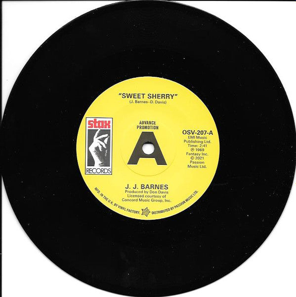 J. J. Barnes / John Gary Williams : Sweet Sherry / The Whole Damn World Is Going Crazy (7", Single, Promo)