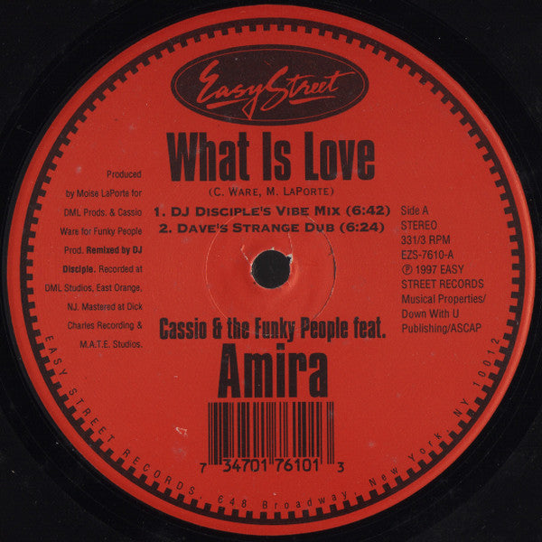 Cassio Ware & Funky People Feat. Amira : What Is Love (12")