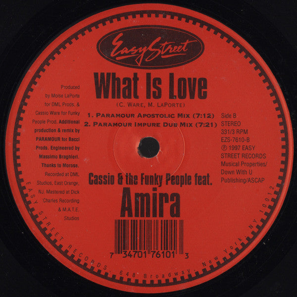 Cassio Ware & Funky People Feat. Amira : What Is Love (12")