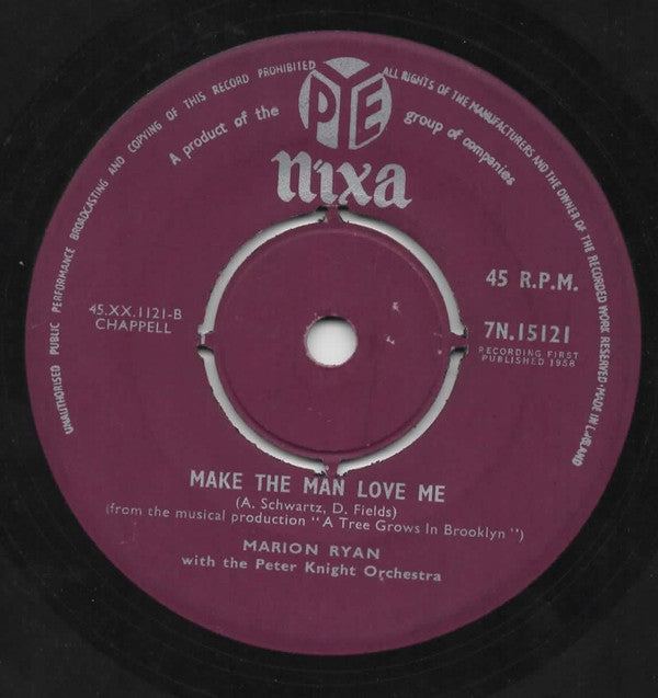 Marion Ryan : Love Me Forever (7")