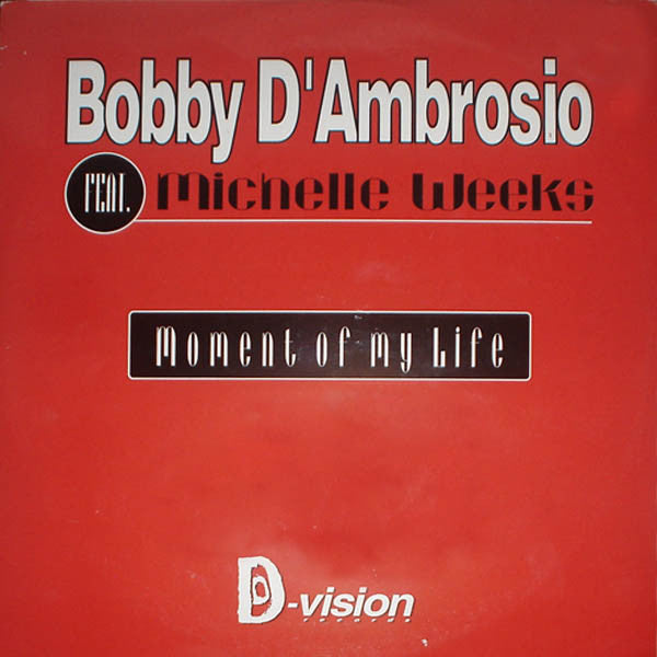 Bobby D'Ambrosio Feat. Michelle Weeks : Moment Of My Life (12")