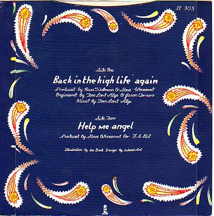 Steve Winwood : Back In The High Life Again (7", Single)