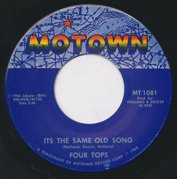 Four Tops : It's The Same Old Song  (7", Single)