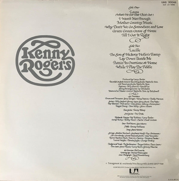 Kenny Rogers : Kenny Rogers (LP, Album)