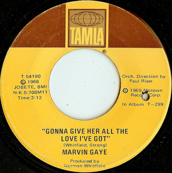 Marvin Gaye : How Can I Forget / Gonna Give Her All The Love I've Got (7")