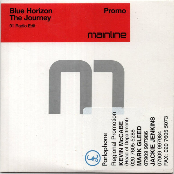 Blue Horizon : The Journey (CD, Single, Promo)