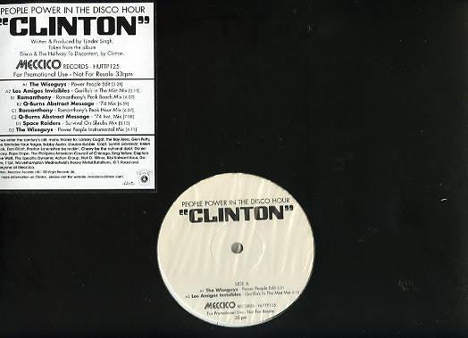 Clinton : People Power In The Disco Hour (2x12", Promo)