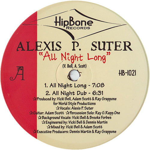 Alexis P. Suter : All Night Long (12")