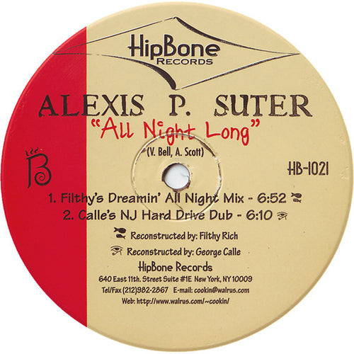 Alexis P. Suter : All Night Long (12")