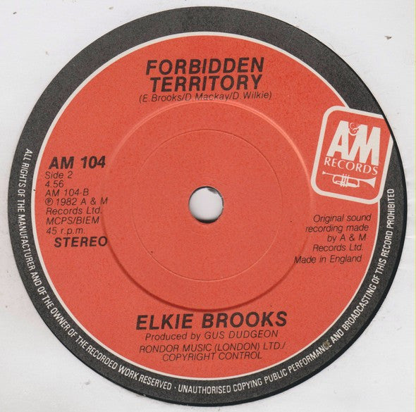 Elkie Brooks : I Just Can't Go On (7", Single)