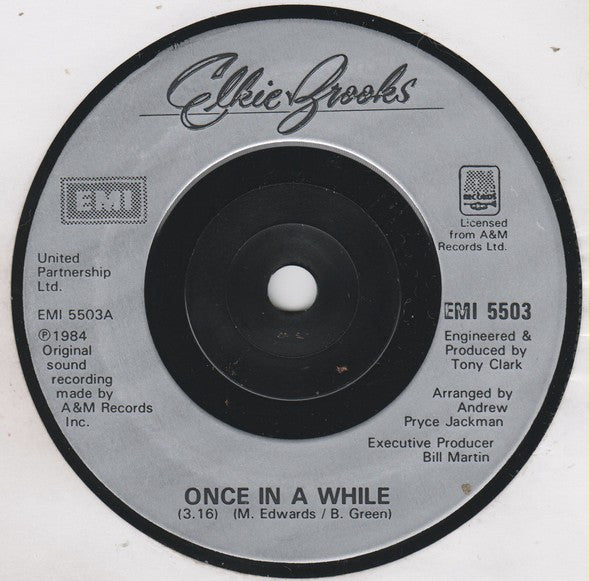 Elkie Brooks : Once In A While (7", Single)
