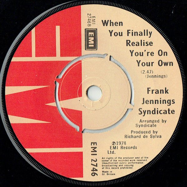 Frank Jennings Syndicate : Me And My Guitar (7", Single)