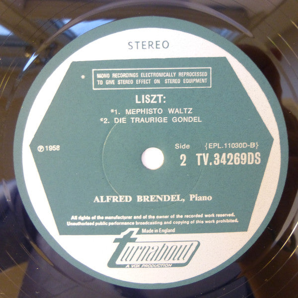 Franz Liszt / Alfred Brendel, Michael Gielen, Wiener Symphoniker : Malédiction - Unstern - Mephisto Waltz No.1 - Die Traurige Gondel No.2 (LP)