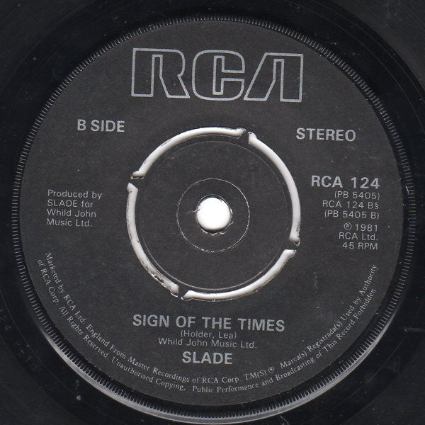 Slade : Lock Up Your Daughters (7", Pus)