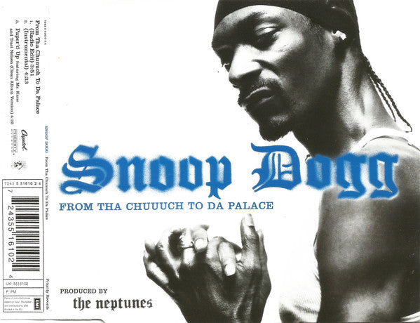 Snoop Dogg : From Tha Chuuuch To Da Palace (CD, Single)