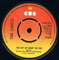 Tina Charles : You Set My Heart On Fire (7", Kno)