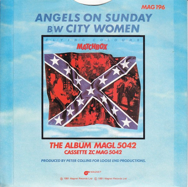Matchbox (3) : Angels On Sunday (7", Single)