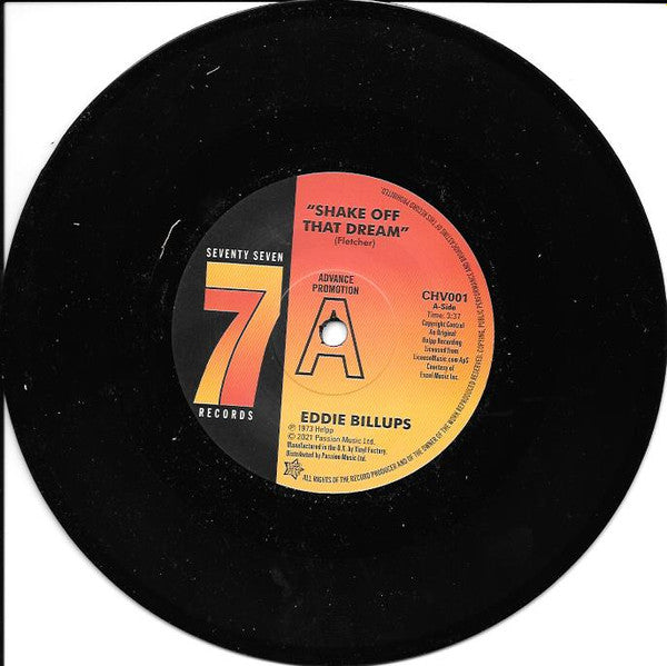 Eddie Billups : Shake Off That Dream / Try Something New (7", Promo, RE)