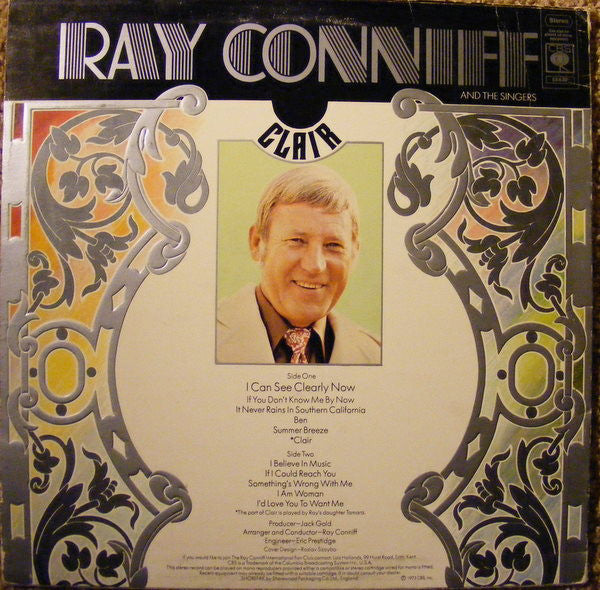 Ray Conniff And The Singers : Clair (I Can See Clearly Now) (LP, Album, Emb)