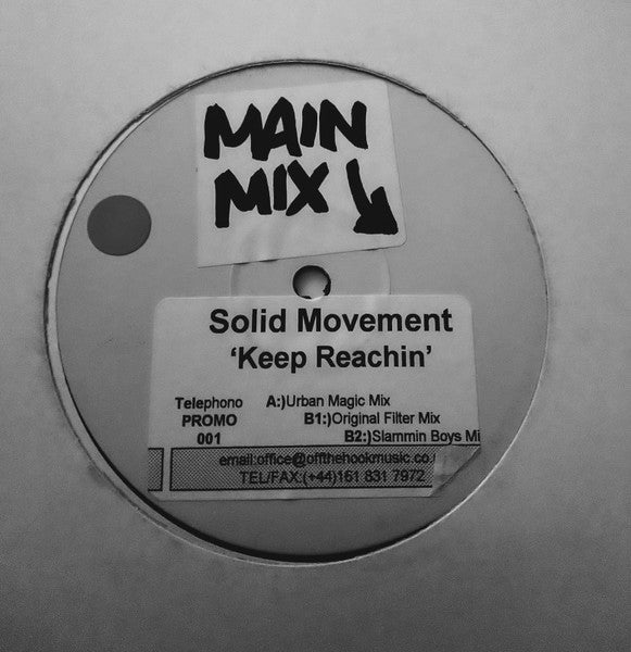 Solid Movement : Keep Reachin (12", W/Lbl)