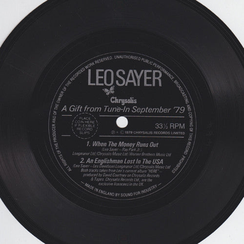 Leo Sayer : A Gift From Tune-In September '79 (Flexi, 7", S/Sided)