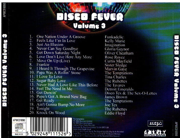 Various : Disco Fever Volume 3 (CD, Comp)