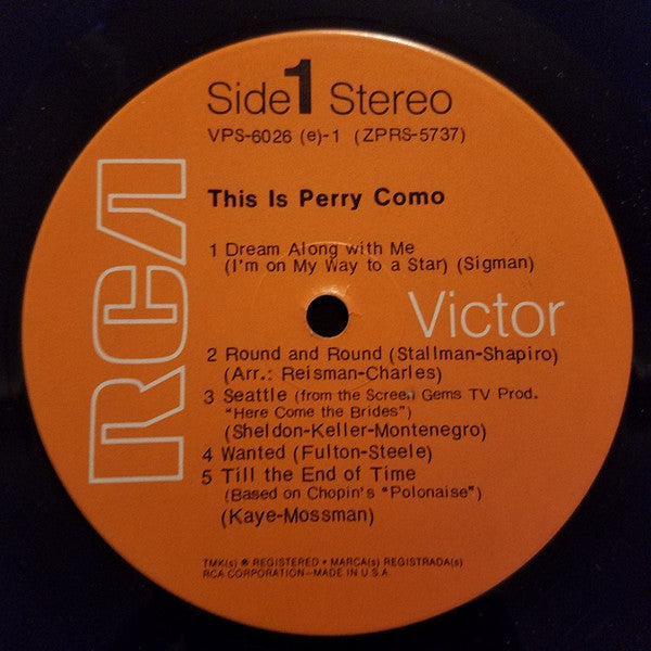 Perry Como : This Is Perry Como (2xLP, Comp, RM)
