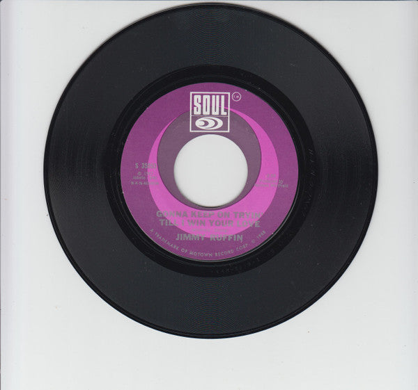 Jimmy Ruffin : Gonna Keep On Tryin' Till I Win Your Love / Sad And Lonesome Feeling (7")
