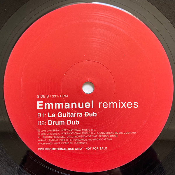 Emmanuel : Guajira (Roger Sanchez Remixes) (12", Promo)