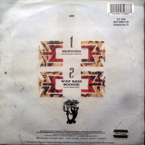 Matt Bianco : Nervous (Re-Recorded Version) (7", Single)