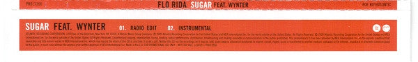 Flo Rida Feat. Wynter Gordon : Sugar (CD, Single, Promo)