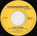 Marv Johnson : You Got What It Takes / (You've Got To) Move Two Mountains (7")