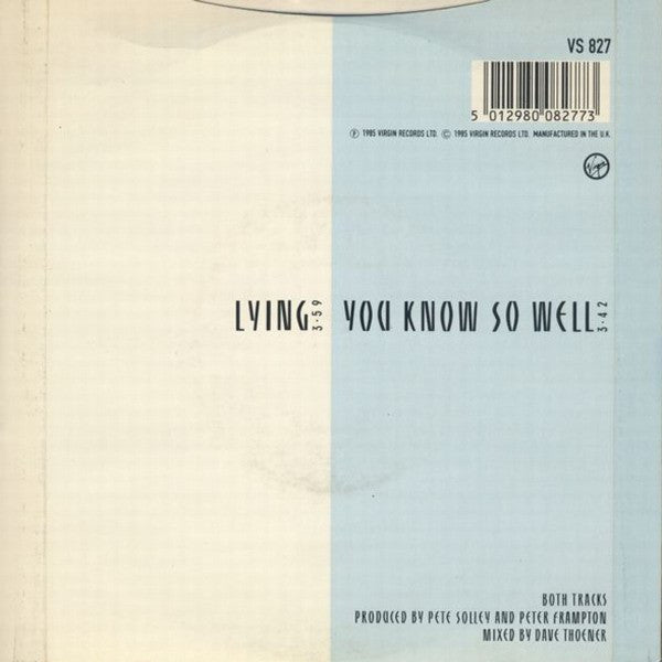 Peter Frampton : Lying (7", Single)