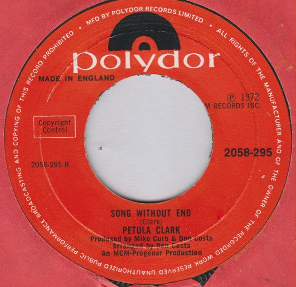 Petula Clark : Wedding Song (There Is Love) (7", Single)