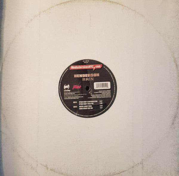 Henderson : Rain (12")