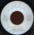 Dave Stewart & Barbara Gaskin : It's My Party (7", Single)