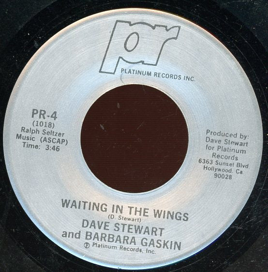 Dave Stewart & Barbara Gaskin : It's My Party (7", Single)