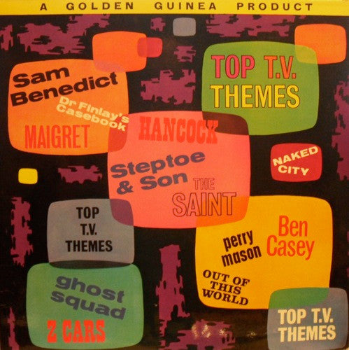 Various : Top T.V. Themes (LP, Album, Comp, Mono)