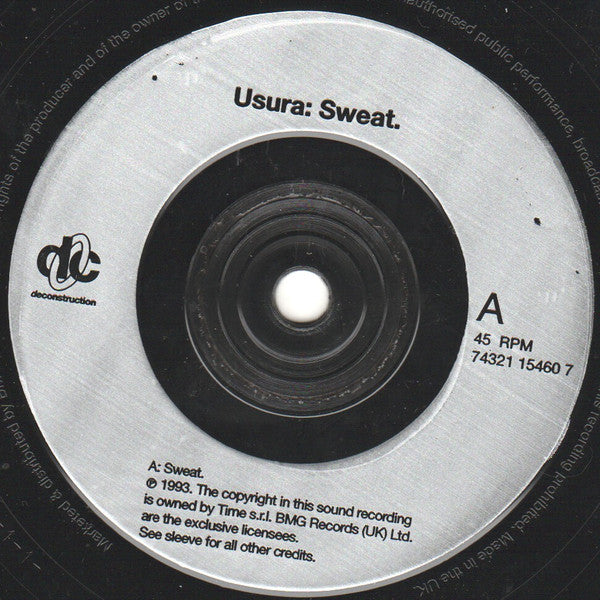 U.S.U.R.A. : Sweat (7")
